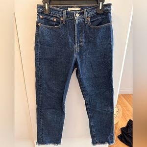 LEVI - Wedge Straight Dark Blue Jeans